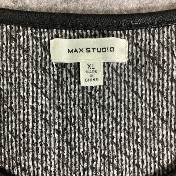 Max Studio Print Pattern Sleeveless Knit Stretch Party Geometric Dress Size L - Picture 10 of 13